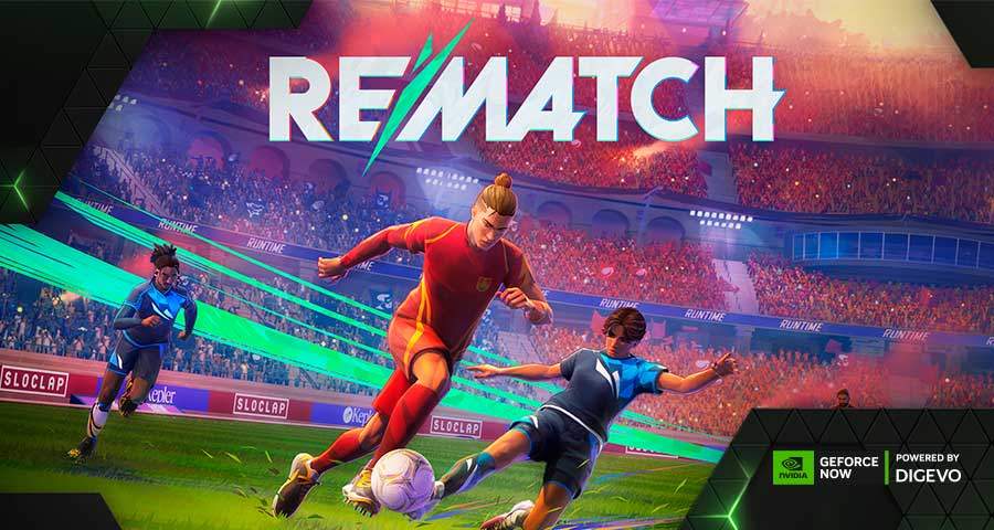Imagen promocional de los nuevos juegos disponibles en GeForce NOW powered by Digevo