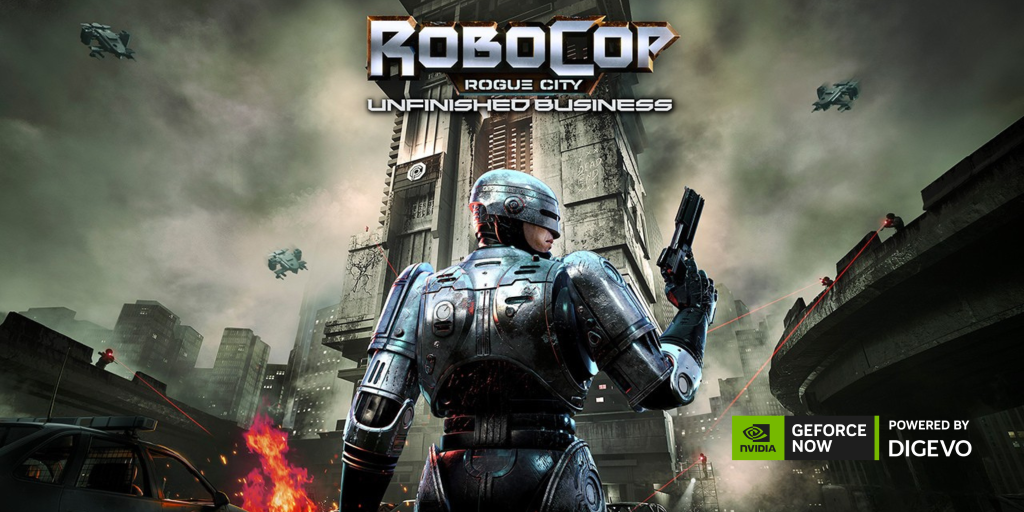 Imagen promocional de los nuevos lanzamientos disponibles este Jueves de GFN en GeForce NOW powered by Digevo