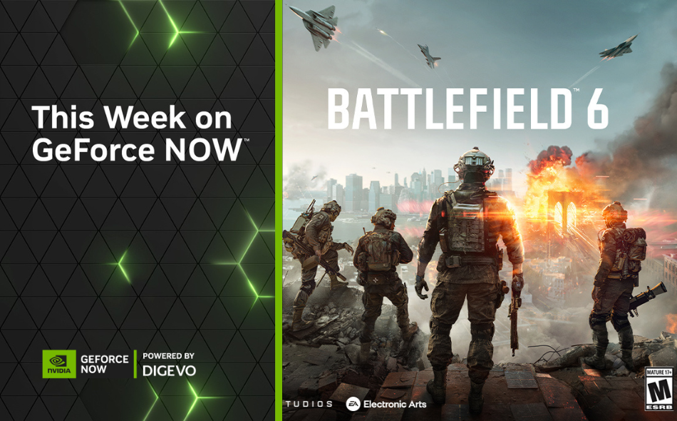 Jugadores disfrutando los nuevos lanzamientos del Jueves de GFN en GeForce NOW powered by Digevo, streaming de videojuegos en la nube.