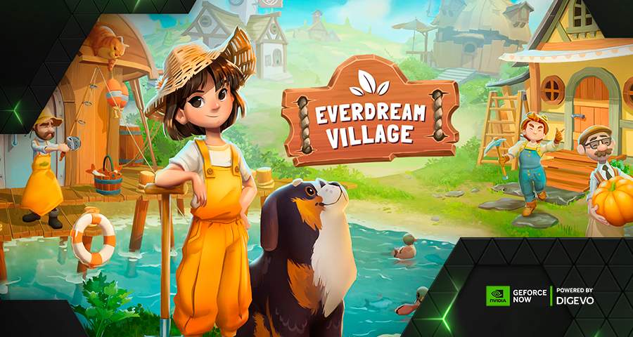 Imagen promocional con estrenos disponibles en GeForce NOW powered by Digevo.